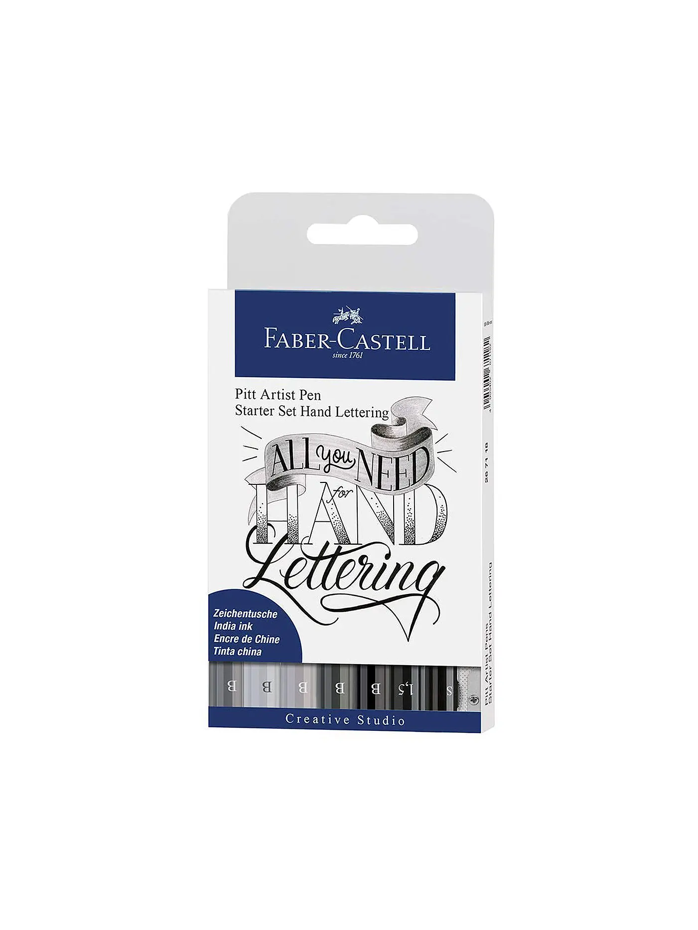 FABER-CASTELL | Tuschestift Pitt Artist Pen Lettering Starter Set 8-er | 